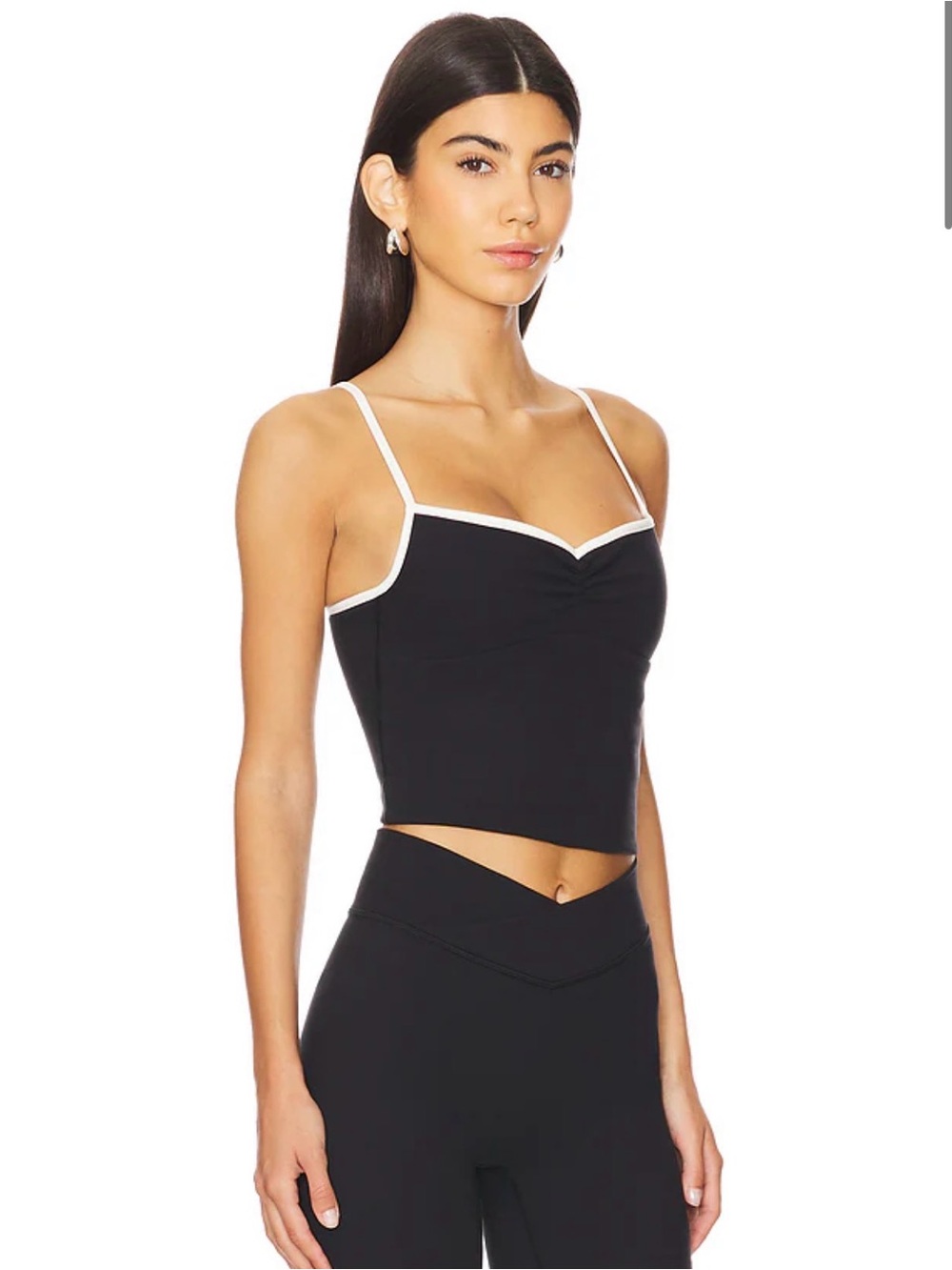 437 Matching Athleisure Set: The V Legging & Ballet Tank in Black Size Medium - Picture 4 of 10